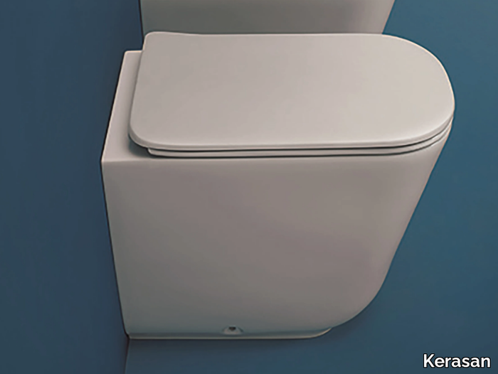 TRIBECA 5118 - Floor mounted back to wall ceramic toilet _ Kerasan