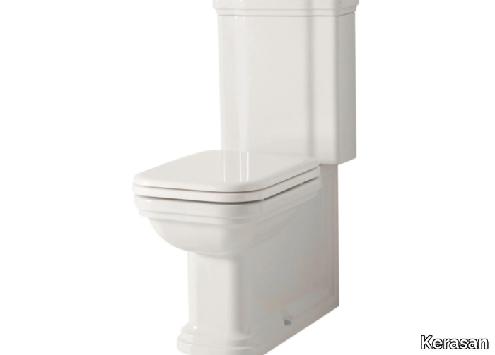 WALDORF 4117 - Close coupled Floor mounted ceramic toilet _ Kerasan