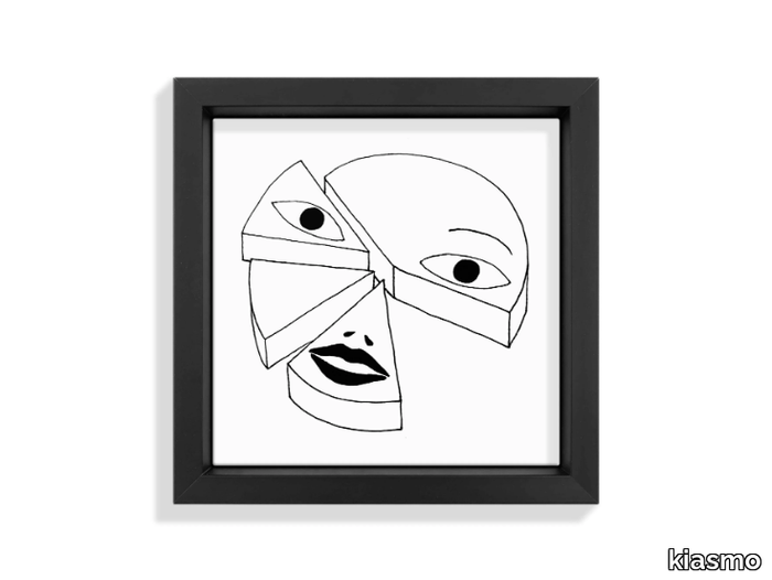 BISTROT VII - Ceramic tile with frame _ kiasmo