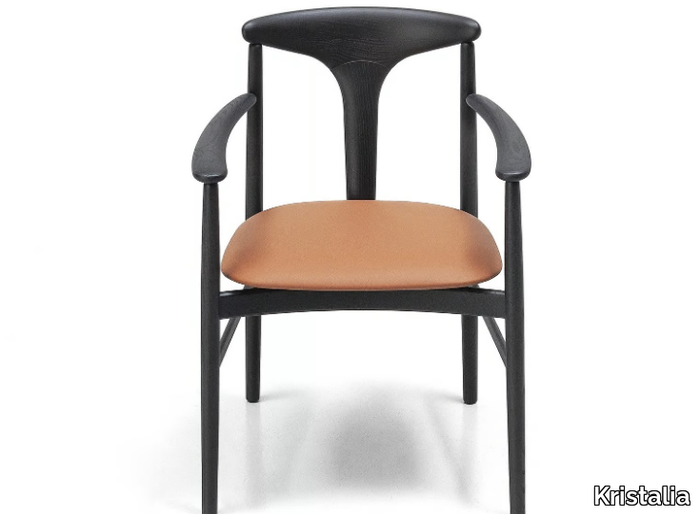 TONBO - Wooden chair with armrests _ Kristalia