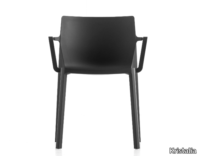 LP - Stackable polypropylene chair with armrests _ Kristalia