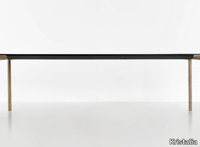 BOIACCA WOOD - Rectangular table _ Kristalia