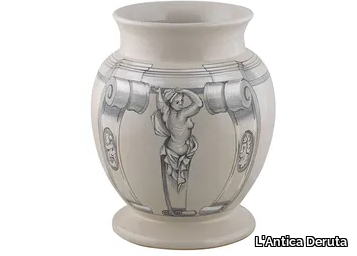 MICHELANGELO - Handmade ceramic vase _ L'Antica Deruta