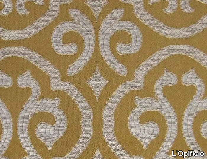 PALAZZO BROCCATO - Fire retardant jacquard fabric with graphic pattern _ L'Opificio