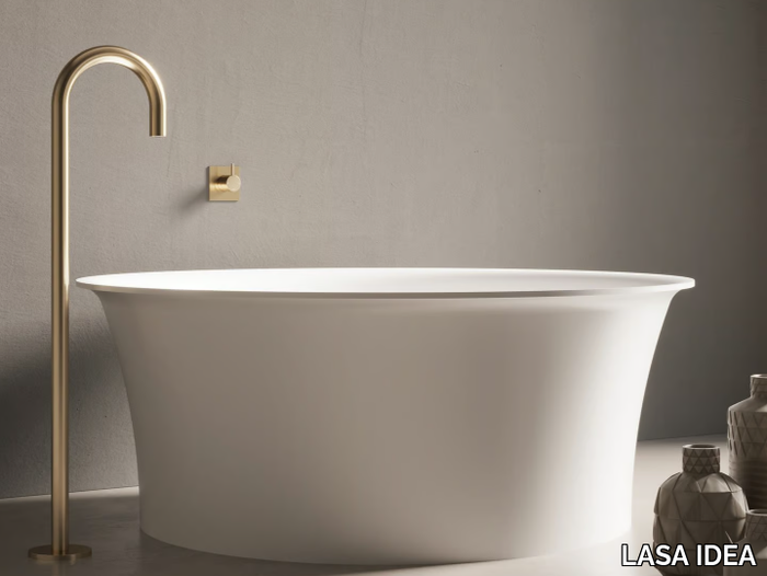 PLANET - Freestanding round Tecnoril® bathtub _ LASA IDEA