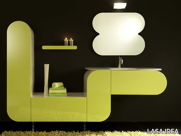 FLUX_US 9 - Single vanity unit with drawers _ LASA IDEA