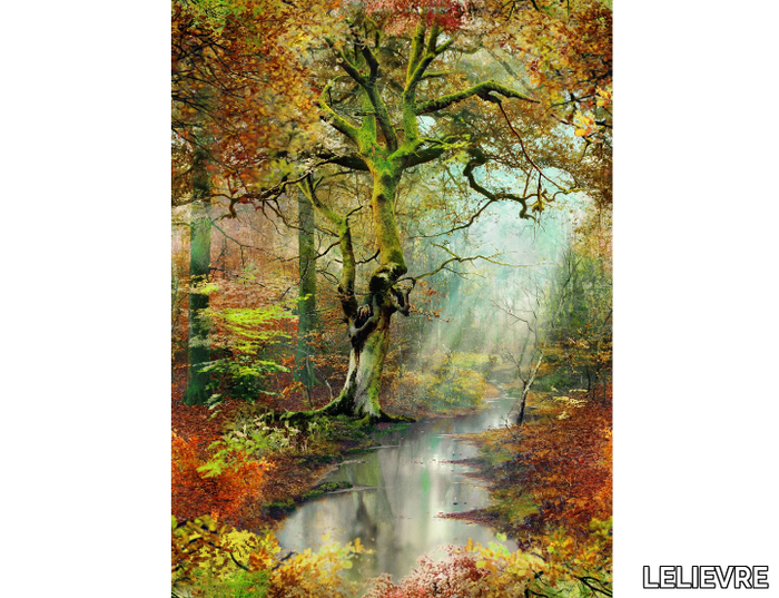 JEAN PAUL GAULTIER - SOUS BOIS - Landscape nonwoven wallpaper _ LELIEVRE