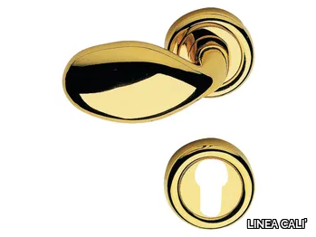 KUBA POMOLO - Classic style brass door knob with lock _ LINEA CALI'