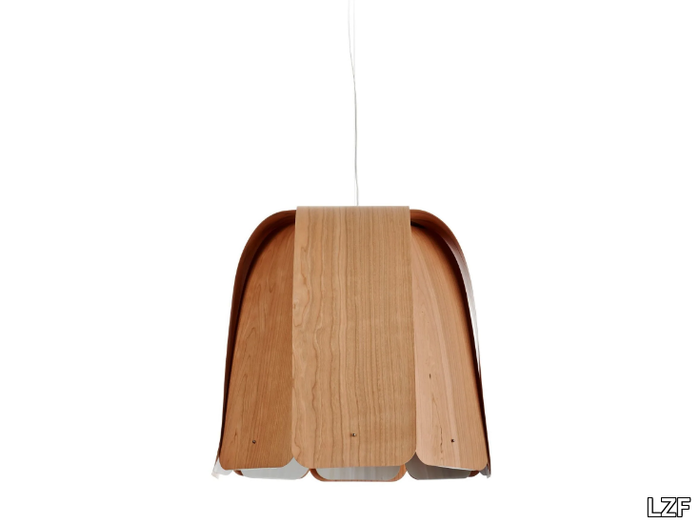 DOMO - Handmade wood veneer pendant lamp _ LZF