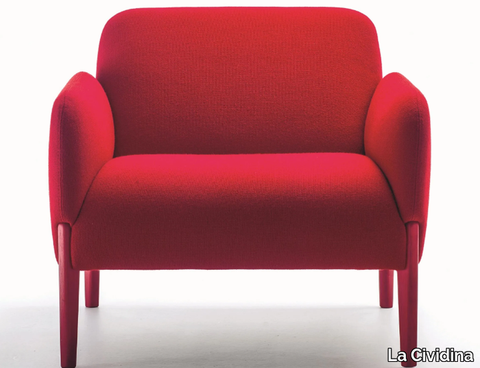 JOIN - Armchair with armrests _ La Cividina