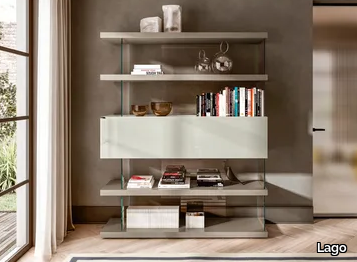 HOME OFFICE 1272 - Freestanding bookcase _ Lago