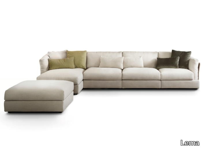 GROOVY - Corner modular sectional fabric sofa _ Lema