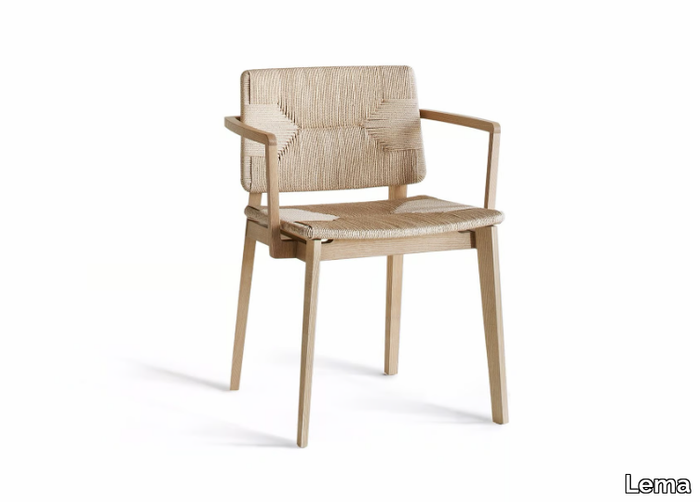 HATI - Rope chair with armrests _ Lema