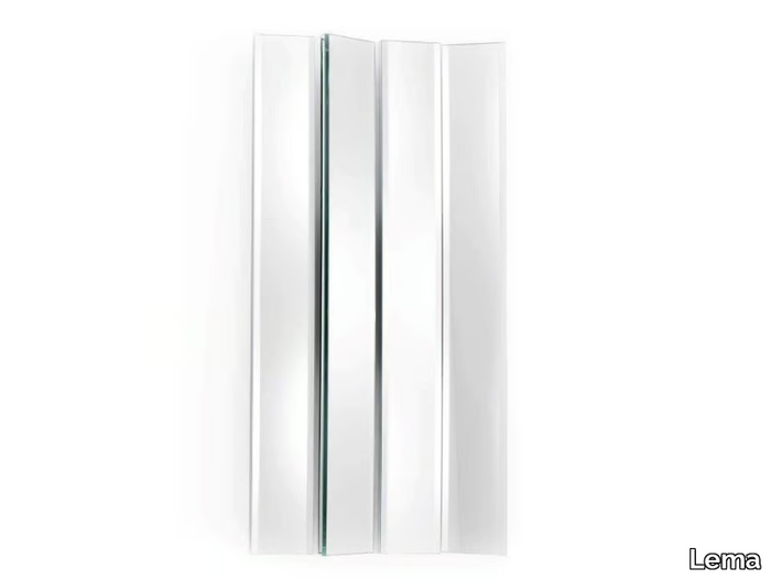 MIRAGE - Rectangular wall-mounted mirror _ Lema