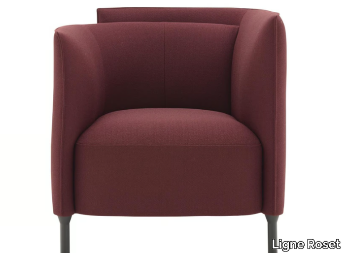 HEMICYCLE - Fabric armchair with armrests _ Ligne Roset