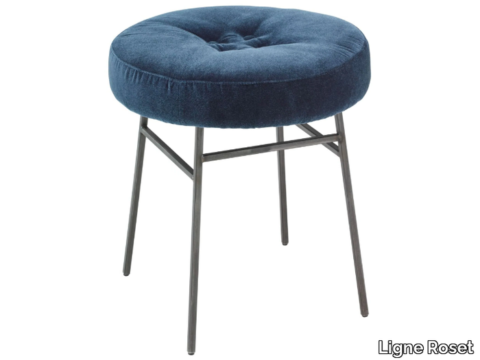 ILOT - Low upholstered fabric stool _ Ligne Roset