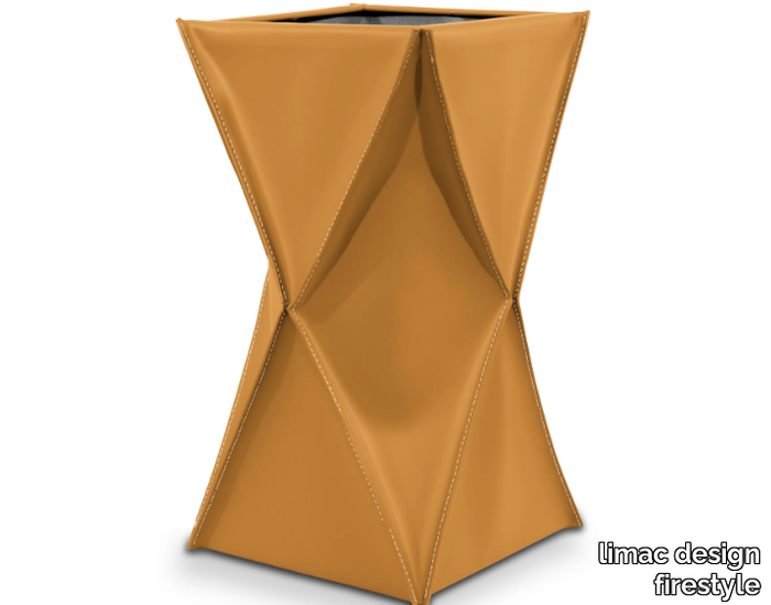 XIDRA - Floorstanding leather umbrella stand _ limac design firestyle