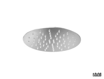 SOF034 - Adjustable round stainless steel overhead shower _ Linki