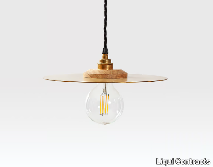 ROSWELL LARGE - Brass pendant lamp _ Liqui Contracts