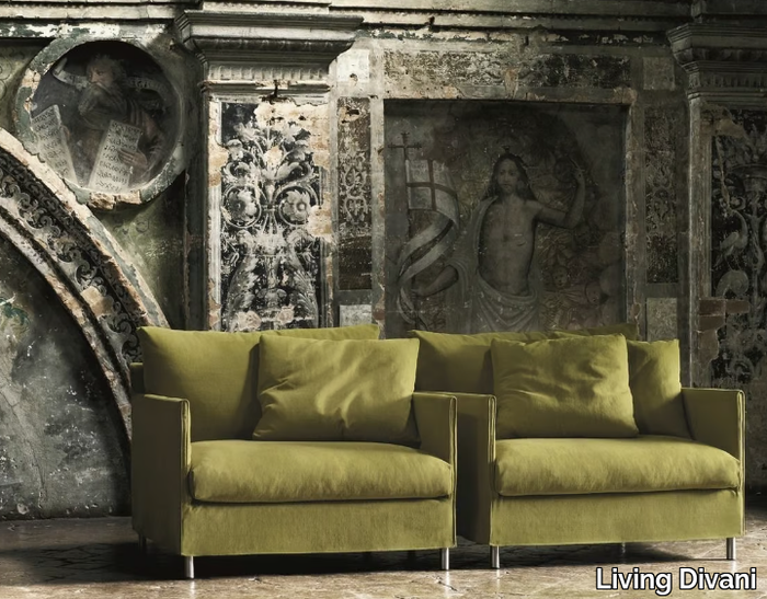 CHEMISE - Fabric armchair with armrests _ Living Divani
