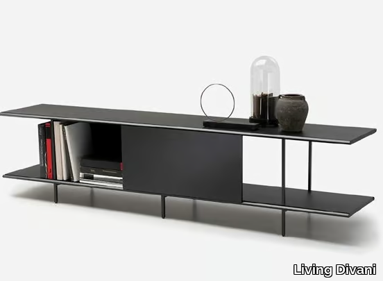 RAILWAY - Wooden sideboard with sliding doors _ Living Divani