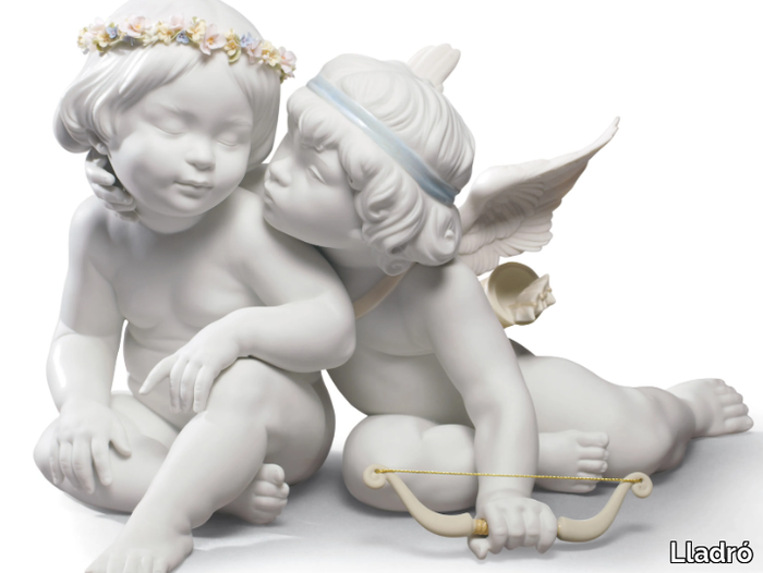 EROS AND PSYCHE ANGELS - Porcelain decorative object _ Lladró