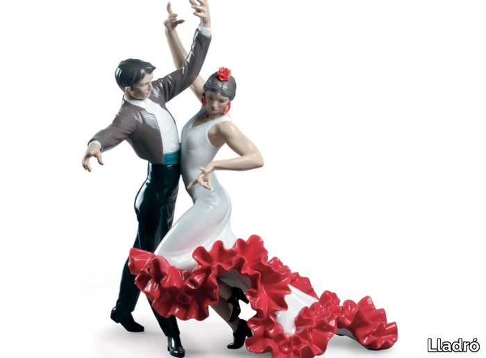 FLAMENCO DANCERS COUPLE - Porcelain decorative object _ Lladró