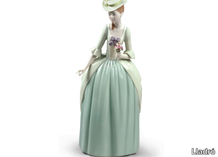 FLORAL SCENT WOMAN - Porcelain decorative object _ Lladró