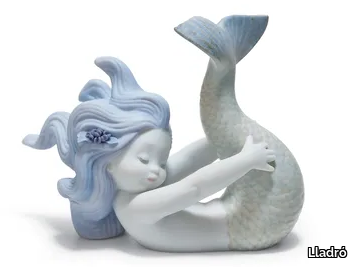 PLAYING AT SEA MERMAID - Porcelain decorative object _ Lladró