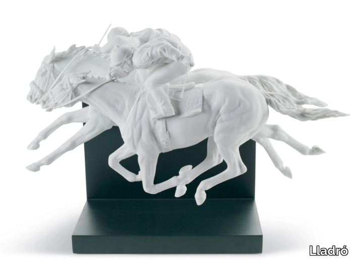 HORSE RACE FIGURINE - Porcelain decorative object _ Lladró