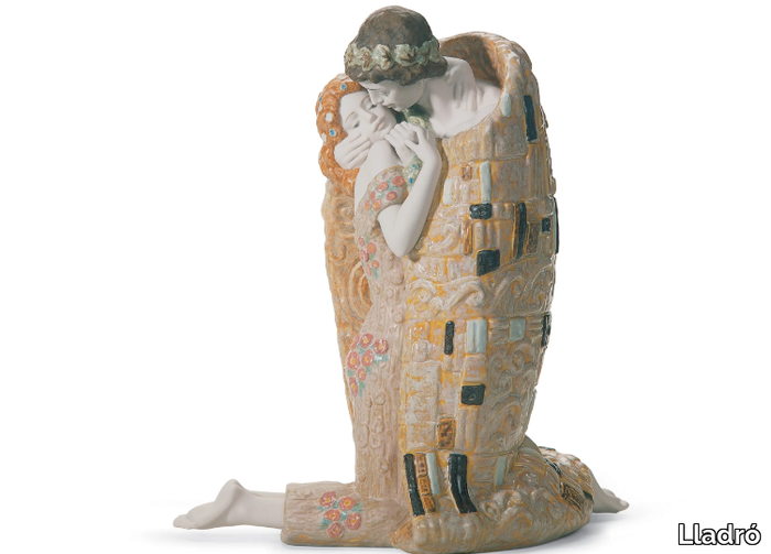 KLIMT THE KISS COUPLE - Porcelain decorative object _ Lladró