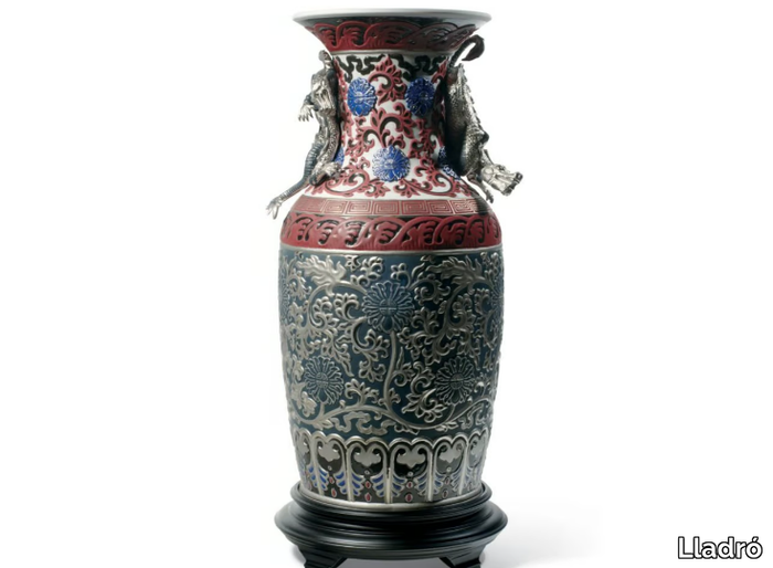 ORIENTAL VASE BLUE - Porcelain vase _ Lladró