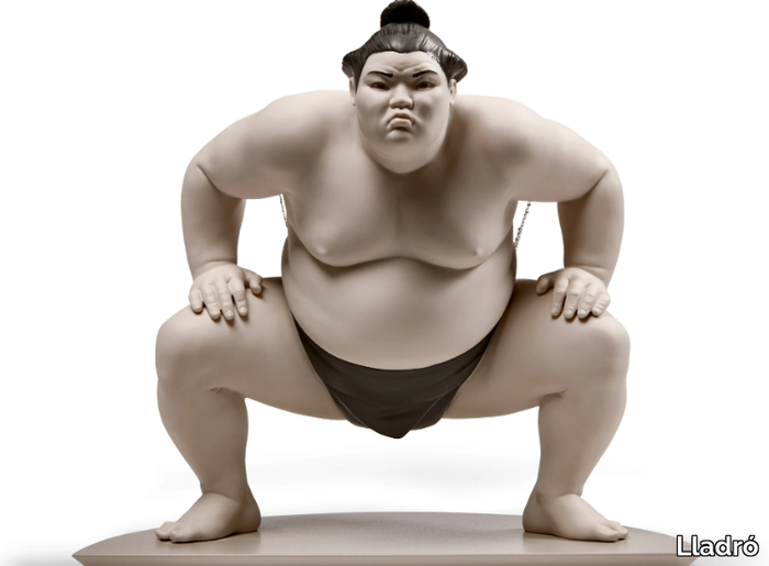 SUMO FIGHTER - Porcelain decorative object _ Lladró