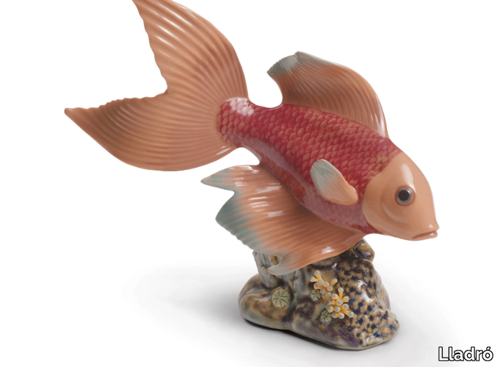 UNDERWATER CALM FISH - Porcelain decorative object _ Lladró