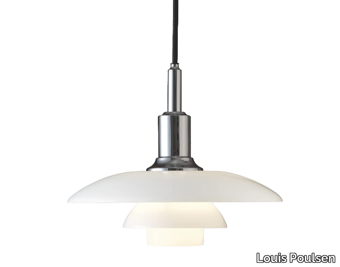 PH 3/2 - Opal glass pendant lamp _ Louis Poulsen