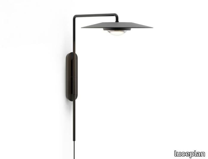 KOINÈ - Aluminium wall lamp with fixed arm _ LUCEPLAN