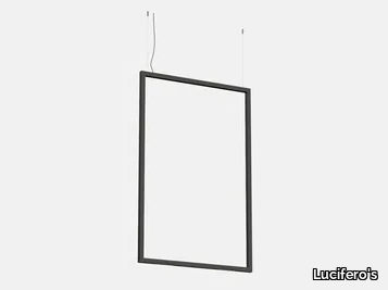 FILE FLEX SQUARE SUSPENSION S1015 - LED extruded aluminium pendant lamp _ Lucifero's