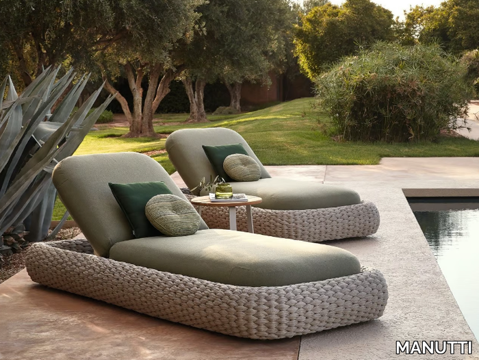 KOBO - Recliner rope sun lounger _ MANUTTI