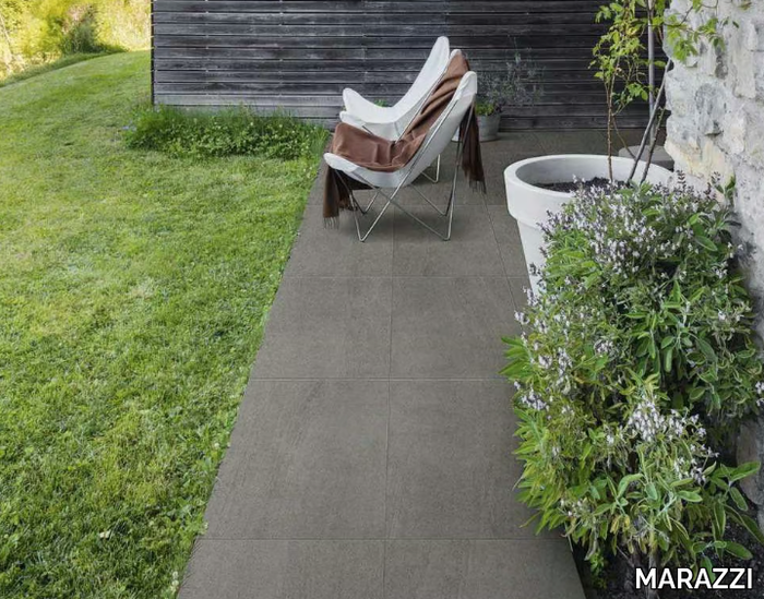 MYSTONE BASALTO20 - Anti-slip frost proof porcelain stoneware flooring with stone effect _ MARAZZI