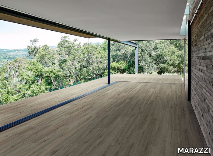 TREVERKVIEW - Full-body porcelain stoneware wall/floor tiles with wood effect _ MARAZZI