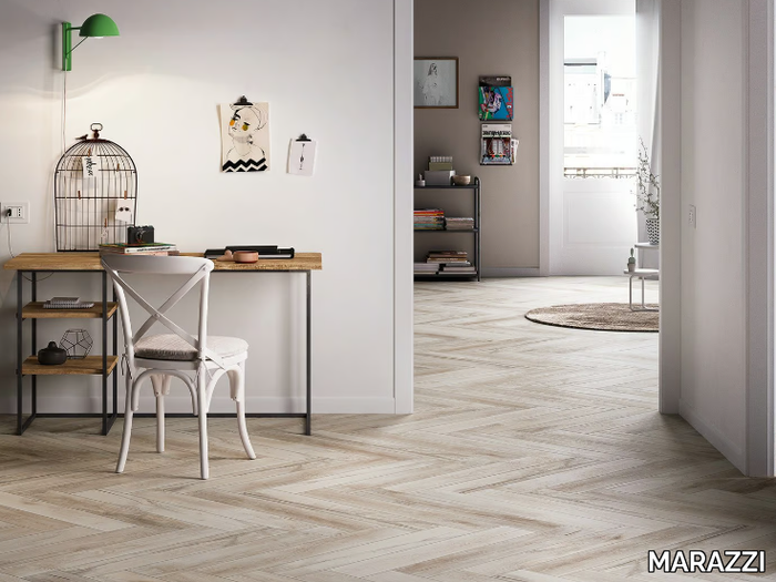 TREVERKMADE - Porcelain stoneware flooring with wood effect _ MARAZZI