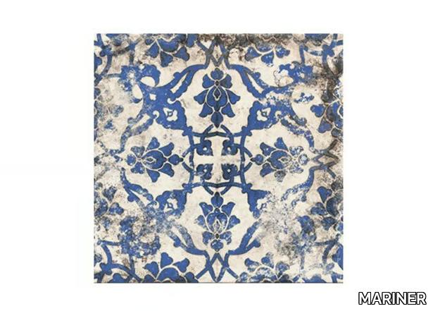MAIOLICHE 2 BLU - Porcelain stoneware wall/floor tiles with encaustic effect _ MARINER