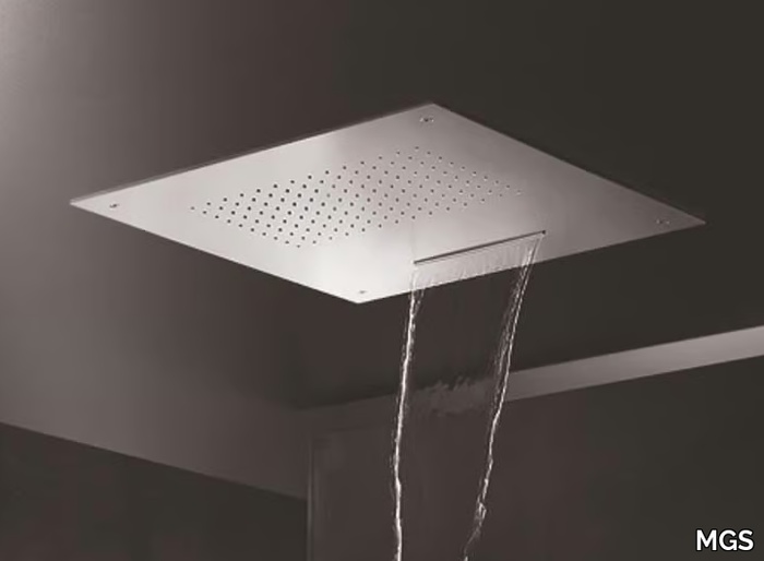 SO614 - Built-in extra flat stainless steel overhead shower _ MGS