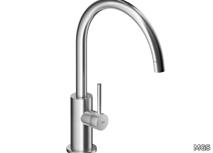 MB264 - Countertop stainless steel washbasin mixer with aerator _ MGS