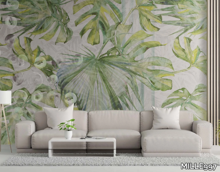 WIKI - Panoramic wallpaper with floral pattern _ MILLE997