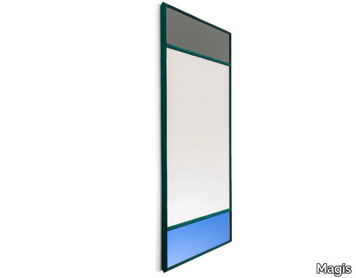 VITRAIL - Square wall-mounted framed mirror _ Magis