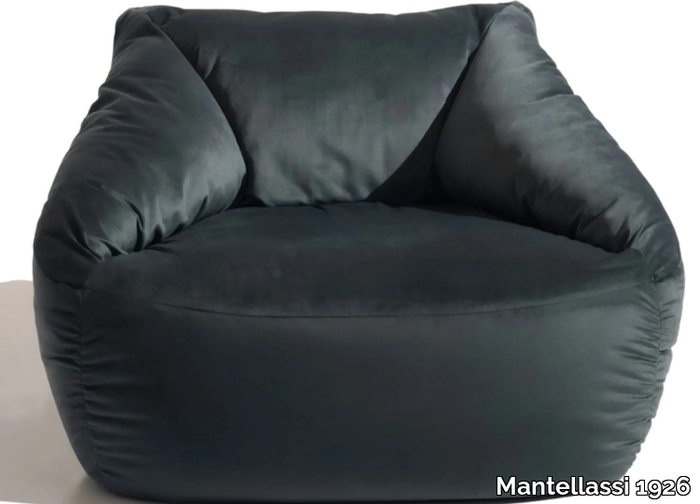 BOTERO - Fabric bean bag with armrests _ Mantellassi 1926