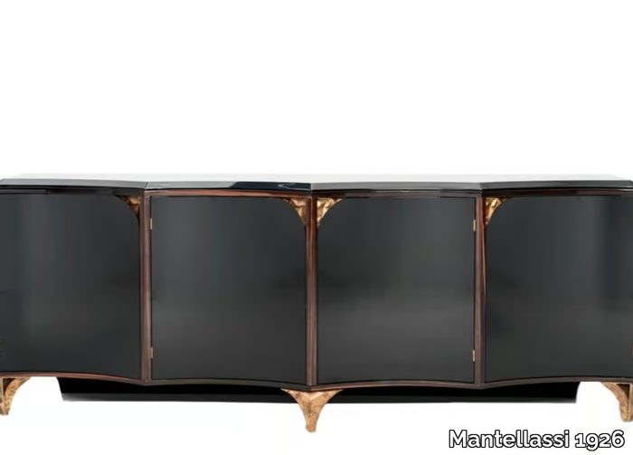 ERMES - Wood veneer sideboard with doors _ Mantellassi 1926