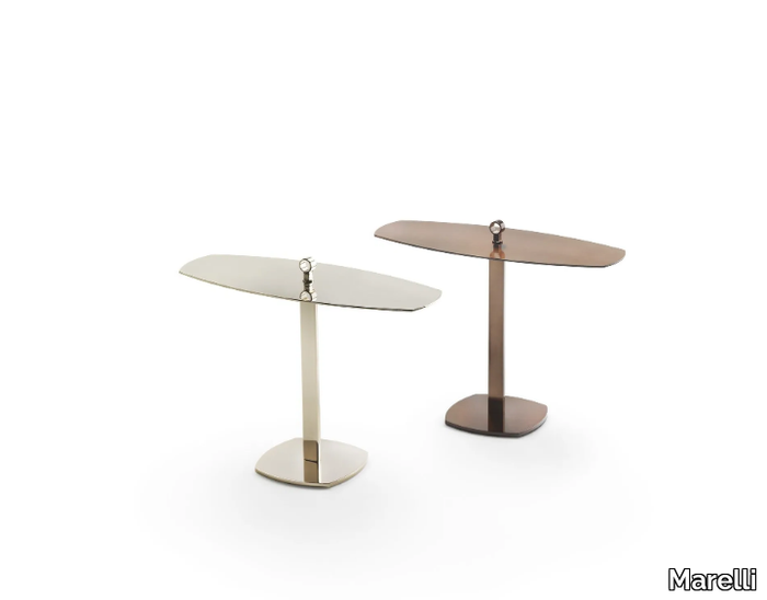 LEAF - Metal side table _ Marelli