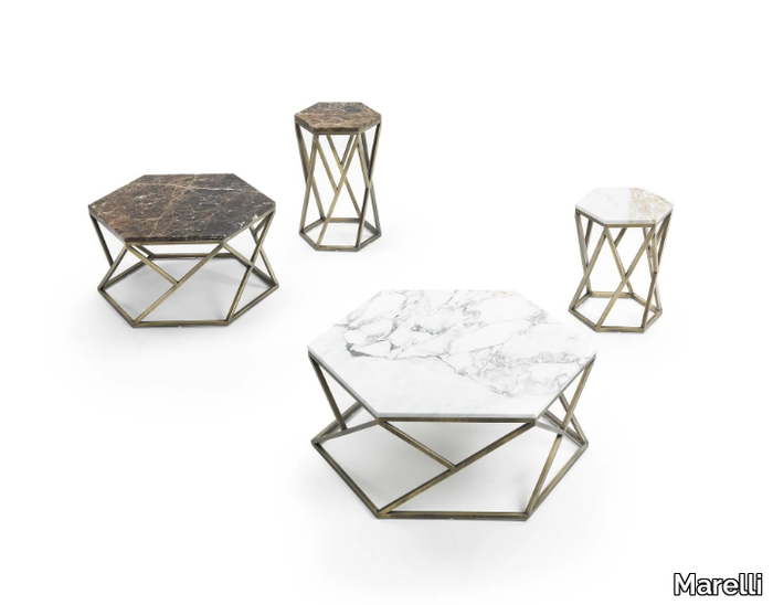 TATLIN - Hexagonal coffee table _ Marelli